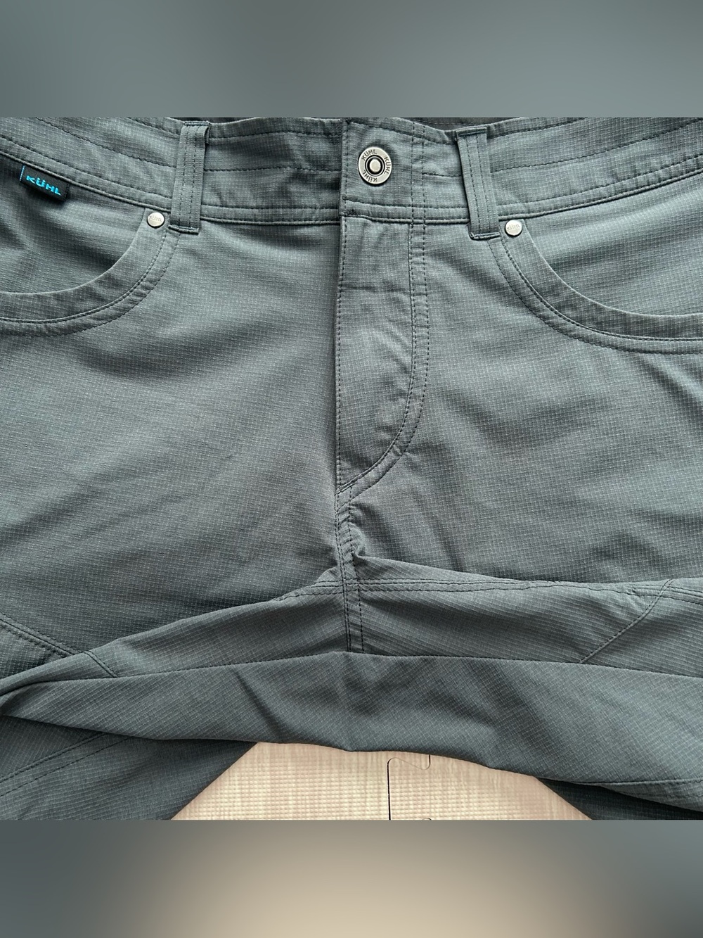 Kuhl Men's Silencr Kargo Gray Outdoor Shorts. Sz 32. UPF 50 - Picture 12 of 15